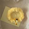 Nuevo anillo de intestino grueso de tela cuerda para el pelo de niña pequeña dona franela goma elástica anillo para el pelo anillo de tela para el pelo venta al por mayor cuerda para la cabeza