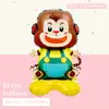 Nova Coleção de Animais com Base Pequena Golfinhos Oceânicos Coelhos Macacos Decoração de Festa Infantil Bebê Suprimentos