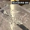 Prato de Frutas Transparente Mesa de Centro Sala de Estar Prato de Frutas Doméstico Mesa de Chá de Luxo Leve Exibidor de Lanches Frutas Secas Novo Estilo 2026