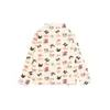 Camiseta de Manga Larga para Niña 2026 Otoño Nuevo Estilo Coreano Cuello Semi-Alto Camiseta Básica Estampada para Niñas, Amigable con la Piel y Transpirable Manga Larga
