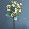 Flor Artificial Camomila Margarida Flor Falsa Colocação em Mesa de Centro de Sala de Estar Doméstica Casamento Hotel Decoração Adereços Flor