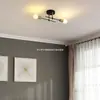 Luminária de Mesa para Quarto Nórdico Transfronteiriço Quarto Estilo Americano Corredor Corredor Luminária de Teto Simples Moderna Quarto de Hóspedes Estudo Luminária de Teto