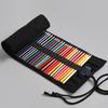 Handmade Canvas Pen Cortina 36/48 Buracos Grande Capacidade Rolo Lápis Case para Meninos e Meninas Retro Estilo Chinês Cor Chumbo Lápis Esboço