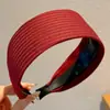 Diadema de Borde Ancho para Otoño e Invierno Estilo Coreano para Mujer Diadema Alta para la Parte Superior de la Cabeza Hace que la Cara Parezca Más Pequeña Sensación de Alta Calidad Pinza para el Cabello Accesorios para el Cabello Antideslizante Pinza para el Cabello Goma para el Cabello