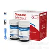 En Stock Versión en Inglés Transfronteriza Sinocare Safe Accu2 Glucómetro con Set de 50 Tiras Reactivas