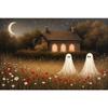Pintura sin marco de Bruja Murciélago Casa Embrujada de Halloween Transfronteriza Pintura Decorativa para Sala de Estar Mural Más Vendido en Amazon Directo del Fabricante