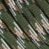 Llavero de Cuerda de Paraguas Trenzada Hecho a Mano para Exteriores de Venta Caliente Hebilla Triangular de Plástico para Montañismo Gancho para Llaves de Cuerda de Paraguas Trenzada