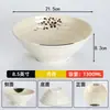 Tazón comercial de melamina para hot pot picante, tazón de plástico para ramen de comida rápida, tazón de imitación de porcelana para fideos de caracol agripicantes, tazón grande para fideos de res