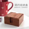 Yuansentai Posavasos Gruesos de Madera de Ébano Maciza, Tapetes para Tazones, Tapetes para Ollas, Tapetes Aislantes de Calor, Tapetes de Madera para Mesa, Juego de Manteles Individuales para Platos y Platos