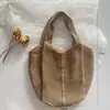 2026 Bolsa Tote Tecida de Ombro e Axila de Grande Capacidade para Mulheres, Nova Bolsa de Praia de Verão para Férias Casuais e Lazer
