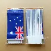 Bandera Australiana de Mano 14*21cm en Stock Bandera de 5.5*8 Pulgadas Australia Bandera Pequeña con Asta