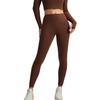 Novas Calças de Corrida Transfronteiriças com Sensação de Pele Nu, Secagem Rápida, Fitness, Respiráveis, Outerwear, Apertadas, Esportivas, Cintura Alta, Levanta Bumbum, Yoga para Mulheres