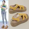 Sandalias de Plataforma Más Vendidas Zapatos de Mujer 2026 Verano Nuevo Estilo Romano Exteriores Viaje Ligero Suela Suave Transpirables Versátiles Zapatos