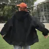 Comercio Exterior Estación Independiente de Amazon Sudadera de Manga Larga para Hombre Oversize con Cremallera Ropa Urbana Hoodie Holgado Stock Disponible