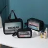 Neceser de viaje portátil para hombres y mujeres, bolsa de maquillaje de gran capacidad, bolsa de almacenamiento de cosméticos impermeable, organizador de artículos de tocador extragrande