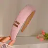Diadema rosa de verano con calavera alta para niñas, diadema de presión para el cabello de temperamento dulce, pasador diario antideslizante, coleta para lavarse la cara