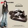 Sapatos Femininos Hui Li Tênis de Treino Alemão Estilo Feminino 2026 Novo Outono Solado Macio Sapatos Casuais Versáteis Tendência Tênis Board Esportivo para Mulheres