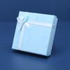 Caja con Tapa y Base para Colgante de Anillo 9x9, Caja de Papel para Guardar Joyas, Accesorios para Cajas de Joyería al por Mayor en Stock