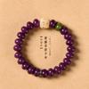 Pulseira Raiz Pagamento Verde Mãe Gato Fofo Design de Nicho Wisteria Retro Intemperismo Natural Wisteria Bodhi Orquídea Corrente Nacional para Homens e Mulheres