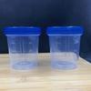 Vaso medidor pequeño de plástico al por mayor con escala 120m con tapa vaso medidor 30ml50ML100ML vaso de grado PP vaso de precipitados pequeño