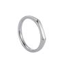 Ventas calientes transfronterizas fabricantes explosiones Joker moda viento frío generoso anillo simple plano acero inoxidable anillo acero titanio