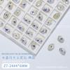 Joyería para Uñas Luz de Luna Azul Joyería de Diamantes Fondo Puntiagudo Multifacetado Corazón Torcido Diamante Accesorios para Uñas Corazón Mariposa Cristal Diamante con Forma Especial