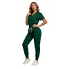 Comércio eletrônico transfronteiriço elástico secagem rápida lavagem à mão conjunto de roupas escova mão roupas hospital odontológico clínica oral salão de beleza roupas de trabalho