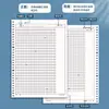 Cuaderno de Composición de Hojas Sueltas A4 con Alto Valor Estético, Páginas Engrosadas, Adecuado para Estudiantes de Primaria, Secundaria y Preparatoria, Cómodo de Sostener, Papel de Composición de Rejilla 1000 con Anotaciones