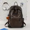 Mochila Retro Unisex Moda Gran Capacidad Mochila para Estudiante de Secundaria Casual Viaje Commuting Bolsa Escolar para Mujeres