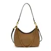 Bolsa Tote Nova de Outono 2026 Design Niche Fosco Moda Feminina Estilo Coreano Simples Cor Sólida Bolsa Pequena de Ombro Único