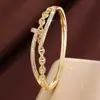 Pulsera de Nariz de Cerdo Fresca y Elegante con Incrustaciones de Circonita, Brazalete de Cobre Puro, Venta Directa del Fabricante, Exclusivamente para Suministro Transfronterizo
