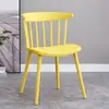 Silla Windsor de negociación moderna simple silla nórdica silla de mesa de comedor silla de restaurante de ocio muebles silla de comedor de plástico creativa moda