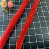 Venta al por mayor de fábrica Ropa Falsa Artificial Accesorios de Vestir Tiras de Piel Sintética de Conejo Rex Capa Dinastía Han Encaje Hecho a Mano DIY