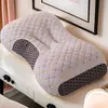 Almohada para dormir con protección cervical, núcleo para dormitorio individual, almohada para estudiantes, almohada suave para hotel, separador de cuello, núcleo para almohada cervical