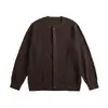 Yidao Vintage Otoño 2026 Nueva Colección: Suéter Texturizado Versátil de Cuello Redondo con Botones, Estilo Minimalista Japonés, Ropa de Abrigo Estilo Old Money