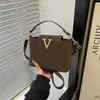 2026 Invierno Nuevo Estilo Letra Moda Retro Popular Gran Capacidad Casual Simple Bolso de Hombro Bolso Cruzado para Mujeres