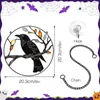 Decoración para Colgar en la Pared Murciélago Fantasma de Halloween Transfronteriza Placa Acrílica Manualidad Arreglo de Atmósfera Colgante de Pared Decoración de Pared