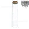 Botella de Vidrio con Tapa de Rosca de 47 mm, Botella de Vidrio Controlada, Botella de Vidrio para Deseos, Botella de Deriva, Botella para Cápsulas de Cordyceps, Botella para Reactivos, Tapón de Corcho