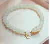 Pulseira de Jade Hetian Natural Imitado da Marca Hulu Fu Joias de Nicho de Luxo Leve para Usar na Mão Presente de Aniversário para Namorada