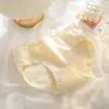 Ropa interior de algodón jacquard para mujer con entrepierna antibacteriana, Bragas sin costuras de cintura media que no aprietan para niñas, Ropa interior de algodón puro para mujer