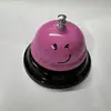 Timbre de llamada con botón pulsador de cara sonriente multicolor para recepción de restaurante, ayuda didáctica para entrega de comida, interacción de juego, timbre de aviso para entrenamiento de mascotas