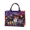 Bolsa Tote de Lona Personalizada com Logo Grande Capacidade Bolsa de Lona Estéreo Laminada Bolsa Tote Promocional para Empresas e Universidades