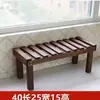 Estante para flores de balcón, estante para flores de exterior carbonizado, macetero de madera, jardinera de un solo nivel para jardín, estante de pared, decoración del hogar, estante para manualidades, otros