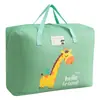 Colcha Infantil Bolsa de Almacenamiento de Dibujos Animados Gran Capacidad Impermeable Bolsa para Colcha Ropa Equipaje Bolsa de Almacenamiento Plegable Bolsa para Mudanzas