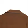 Comercio Exterior Wholesale Otoño Nueva Serie Estilo Europeo y Americano Tops de Moda Plisados de Doble Botonadura 9704057