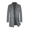 2022 overcoat de lã masculina de outono e inverno de comprimento médio de dupla face overcoat de lã costurado à mão dupla face overcoat para homens