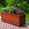 Envío Gratis Caja de Flores de Aleación de Aluminio Maceta para Balcón Exterior Maceta Rectangular para Plantar Canaleta para Flores Maceta para Plantas Verdes para Uso en Casa