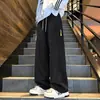 Pantalones Impermeables Color Dopamina para Exteriores Cuatro Estaciones Pantalones de Montañismo Marca de Moda para Hombre Decoración con Cremallera Pierna Recta Casual Hombre