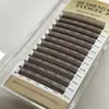 Pestañas Postizas Graftadas de Trébol en Forma de U 0.07 con Múltiples Pestañas Negras Súper Mate y Gruesas Bsf Material Suave Alta Calidad