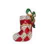Broches Navideños Transfronterizos Nuevos Europeos y Americanos, Boutonnières Europeas y Americanas Más Vendidas, Broches de Botas Navideñas, Fabricantes de Pines al por Mayor